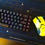 Spartan Gear Pegasus Black Безчижна геймърска механична клавиатура с Xinda Blue суичове