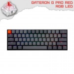 Keychron K12 Hot-Swappable 60% RGB Геймърска механична клавиатура с Gateron G Pro Red суичове