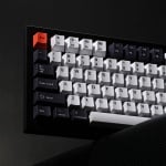 Keychron Q1 Carbon Black QMK TKL 75% RGB Геймърска механична клавиатура с Gateron Phantom Red суичове