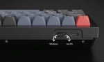 Keychron Q2 Silver Grey QMK Knob 65% RGB Геймърска механична клавиатура с Gateron G Pro Red суичове