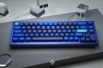 Keychron Q2 Navy Blue QMK Knob 65% RGB Геймърска механична клавиатура с Gateron G Pro Brown суичове