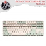Ducky One 3 TKL Matcha Геймърска механична клавиатура с Cherry MX Silent Red суичове
