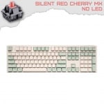 Ducky One 3 Full Size Matcha Геймърска механична клавиатура с Cherry MX Silent Red суичове