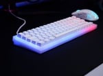 Xtrfy K5 RGB Transparent White 65% Hotswap Геймърска механична клавиатура с Kailh Red суичове с US Layout