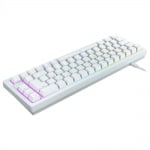 Xtrfy K5 RGB Transparent White 65% Hotswap Геймърска механична клавиатура с Kailh Red суичове с UK Layout