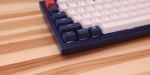 Keychron Q1 Navy Blue QMK TKL 75% RGB Геймърска механична клавиатура с Gateron Phantom Blue суичове