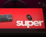Pulsar Superglide Glass Mousepad v3 XLE Type-S Red Стъклен геймърски пад за мишка