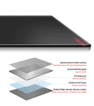 Pulsar Superglide Glass Mousepad XXL White Стъклен геймърски пад за мишка
