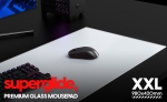 Pulsar Superglide Glass Mousepad XXL White Стъклен геймърски пад за мишка