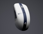 Pulsar X2 CrazyLight Mini Bruce Lee 85th Edition - White & Navy 8K Безжична геймърска оптична мишка