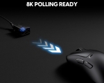 Pulsar Xlite CrazyLight Medium - Jet Black 8K Безжична геймърска оптична мишка