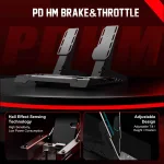 PXN V10 Ultra комплект геймърски волан с два педала