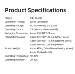 PXN VD4 Bundle EU комплект геймърски волан с педали