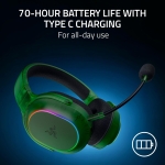 Razer Barracuda X Chroma Phantom Green Edition Безжични геймърски слушалки с микрофон