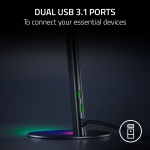 Razer Base Station V3 Chroma Стойка за слушалки и USB хъб с RGB подсветка