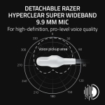 Razer BlackShark V3 White Безжични Геймърски слушалки
