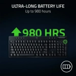 Razer BlackWidow V4 Low-profile HyperSpeed Безжична геймърска механична клавиатура с Razer Low-Profile Green суичове