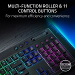 Razer BlackWidow V4 Low-profile HyperSpeed Безжична геймърска механична клавиатура с Razer Low-Profile Green суичове