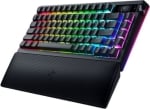 Razer BlackWidow V4 Pro 75% Безжична геймърска механична клавиатура с Razer Orange суичове