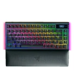 Razer BlackWidow V4 Pro 75% Безжична геймърска механична клавиатура с Razer Orange суичове