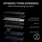 Razer BlackWidow V4 Tenkeyless HyperSpeed Безжична геймърска механична клавиатура с Razer Orange Tactile суичове