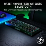 Razer BlackWidow V4 Tenkeyless HyperSpeed Безжична геймърска механична клавиатура с Razer Orange Tactile суичове
