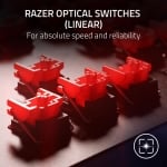 Razer Huntsman V2 PUBG BATTLEGROUNDS Edition Геймърска клавиатура с Razer Linear Red оптични суичове