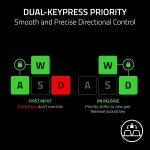 Razer Huntsman V3 Pro Low-profile TKL 8K Black Геймърска аналогова оптична клавиатура с Razer Low-profile Analog Optical Switches Gen-2