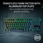 Razer Huntsman V3 Pro Low-profile TKL 8K Black Геймърска аналогова оптична клавиатура с Razer Low-profile Analog Optical Switches Gen-2