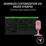Razer Seiren V3 Mini Quartz Настолен микрофон за стрийминг