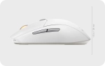 SteelSeries Rival 3 Wireless Gen2 White Безжична геймърска оптична мишка