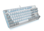 ASUS ROG Strix Scope NX TKL Moonlight White Геймърска механична клавиатура с ROG NX Red суичове