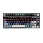 Royal Kludge M75 Phantom Hot-Swappable Безжична геймърска механична клавиатура с RK Fast Silver суичове