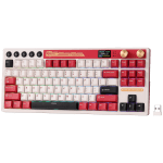 Royal Kludge M87 Famicom Безжична геймърска механична клавиатура с RK Linear Cream суичове