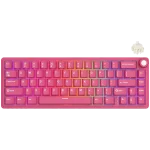 Royal Kludge R65 Berry Red Hot-Swappable Геймърска механична клавиатура с RK Linear Cream суичове