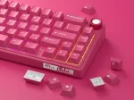 Royal Kludge R65 Berry Red Hot-Swappable Геймърска механична клавиатура с RK Linear Cream суичове