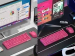 Royal Kludge R65 Berry Red Hot-Swappable Геймърска механична клавиатура с RK Linear Cream суичове