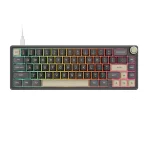 Royal Kludge R65 Green Sand Hot-Swappable Геймърска механична клавиатура с RK Chartreuse суичове