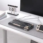 Royal Kludge R75 Sky Cyan Hot-Swappable Геймърска механична клавиатура с RK Fast Silver суичове