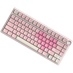 Royal Kludge R75 Pink Melody Hot-Swappable Геймърска механична клавиатура с RK Linear Cream суичове