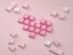 Royal Kludge R75 Pink Melody Hot-Swappable Геймърска механична клавиатура с RK Linear Cream суичове