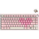 Royal Kludge R75 Pink Melody Hot-Swappable Геймърска механична клавиатура с RK Linear Cream суичове