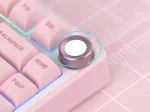 Royal Kludge R75 Pink Melody Hot-Swappable Геймърска механична клавиатура с RK Linear Cream суичове