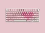 Royal Kludge R75 Pink Melody Hot-Swappable Геймърска механична клавиатура с RK Linear Cream суичове