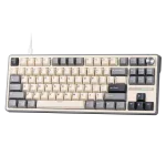 Royal Kludge R87Pro TKL Half Grey Hot-Swappable Геймърска механична клавиатура с RK Linear Cream суичове