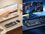 Royal Kludge R98Pro Phantom Hot-Swappable Геймърска механична клавиатура с RK Linear Cream суичове