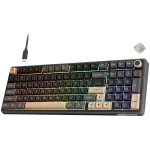 Royal Kludge R98Pro Phantom Hot-Swappable Геймърска механична клавиатура с RK Linear Cream суичове