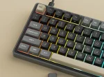 Royal Kludge R98Pro Phantom Hot-Swappable Геймърска механична клавиатура с RK Linear Cream суичове