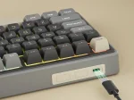 Royal Kludge R98Pro Phantom Hot-Swappable Геймърска механична клавиатура с RK Linear Cream суичове