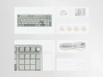 Royal Kludge R98Pro Phantom Hot-Swappable Геймърска механична клавиатура с RK Linear Cream суичове